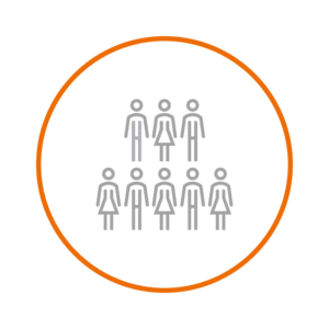 Orange and grey occupancy based control logo S3